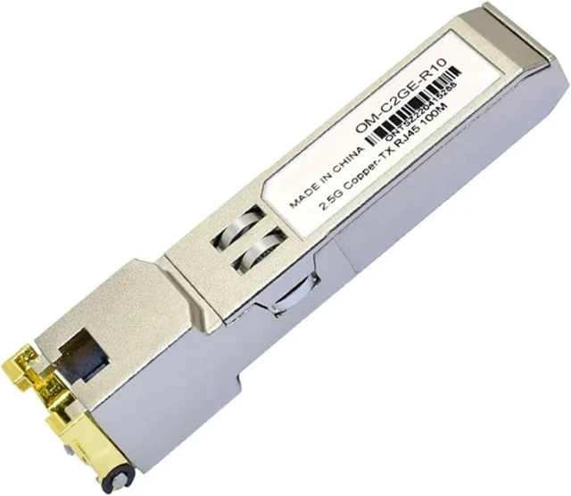Main image of 2.5G 10G RJ45 Copper SFP Module 2.5GBase-Tx Ethernet Fiber Optic FTTH(2.5G RJ45 Module)