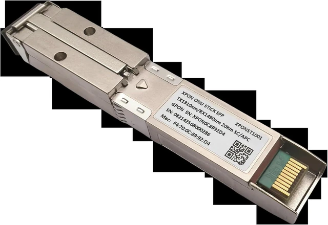 Alt view image 2 of 4 - EPON-GPON XPON SFP ONU Stick, with MSC Connector 1310nm/1490nm DM Pon Module, ONT, 20km Modem, OLT, ONU,