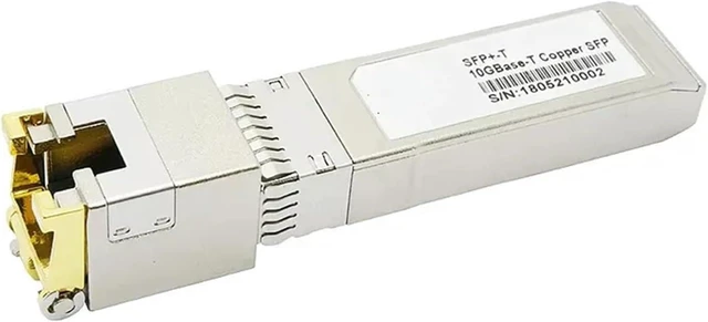 Alt view image 3 of 5 - 10G RJ45 Copper SFP+ Transceiver Module 30M RJ45 Port 10GBase-T
