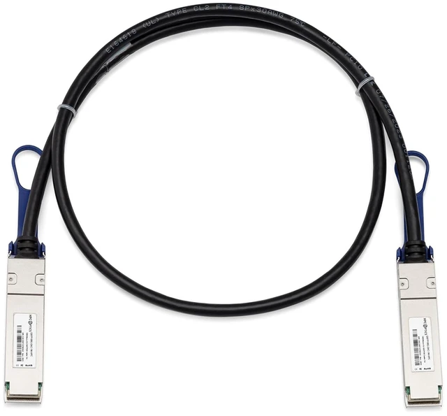 Main image of Compatible with Dell DAC-Q28-100G-1M 100G QSFP28 to QSFP28 1m Twinax Direct-Attach Cable (DAC)