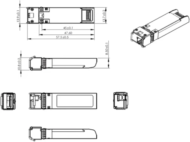 Alt view image 5 of 5 - Banana Pi SFP 10G-BX20-U and SFP 10G-BX20-D 20KM Optical Module Set, 10G BiDi Transceiver Compatible with BPI-R4/R4Pro