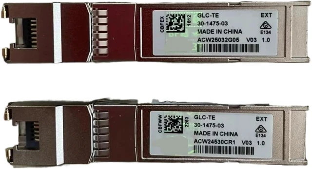 Main image of 1pc for GLC-TE GLC-T GLC-T-RGD SFP RJ-45 Copper Gigabit Ethernet transceiver Module(GLC-TE New Lasers)