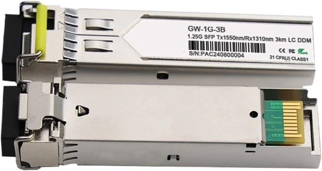 Alt view image 3 of 4 - 1.25G SFP Transceiver Singlemode Single Fiber 3km LC SFP Module Fiber Module SC/LC 1000Base-BIDI(5pairs)