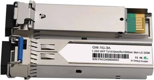 Alt view image 4 of 4 - 1.25G SFP Transceiver Singlemode Single Fiber 3km LC SFP Module Fiber Module SC/LC 1000Base-BIDI(5pairs)