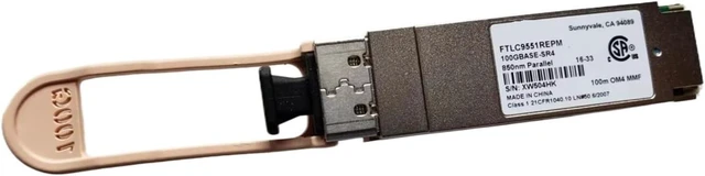 Main image of 100G QSFP Optical Switch FTLC9551REPM 100GBASE-SR4 850NM MPO 100M OM4 MMF FTLC9551REPM-E5 019078051 100GB Transceiver