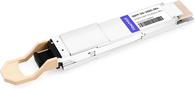 Main image of 200G QSFP-DD SR4 Optical Transceiver Module, Compatible with Cisco QDD-2X100-SR4-S 200GBASE-SR4 850nm 100m DDM MPO-24 MMF