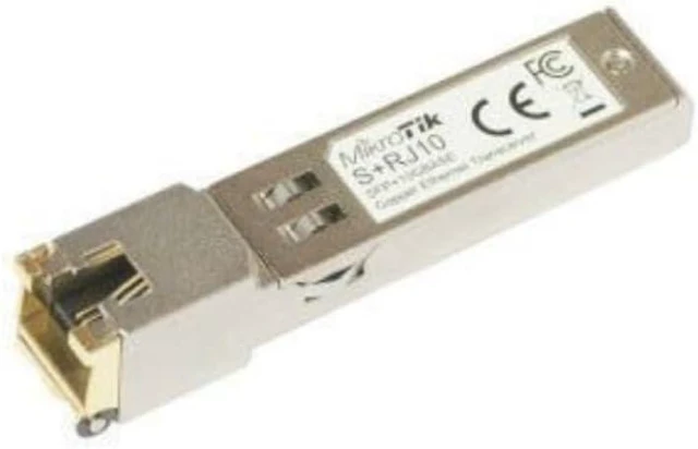 Main image of MIK-S+RJ10 SFP+ RJ45 Network Module, 10Gbps, Copper Ethernet Transceiver