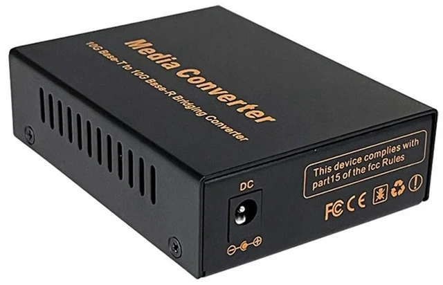 Alt view image 4 of 7 - NCNWGW 10G Multi-Gigabit SFP Media Converter, 10G/5G/2.5G/1G RJ45, Hot-Swappable SFP+, IEEE 802.3 Compliant, Plug & Play Fiber Extender