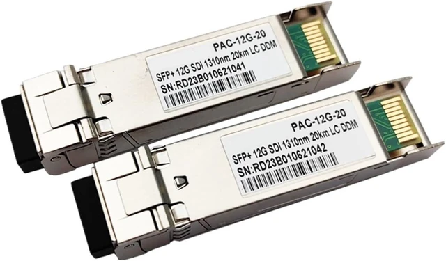 Main image of 1pc 12G SDI SFP Module 4K Video SFP SD-SDI HD-SDI 12G Suitable for Singlemode Dual Fiber 20km