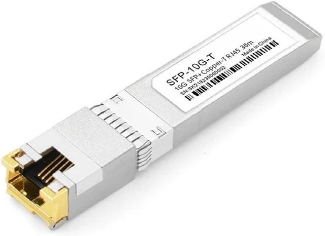 Main image of 10G SFP+ Fiber 2.5G Copper SFP Modules Optical Port Turn to RJ45 Ethernet Port Switch Gigabit Transceiver Module(10G 1PCS)