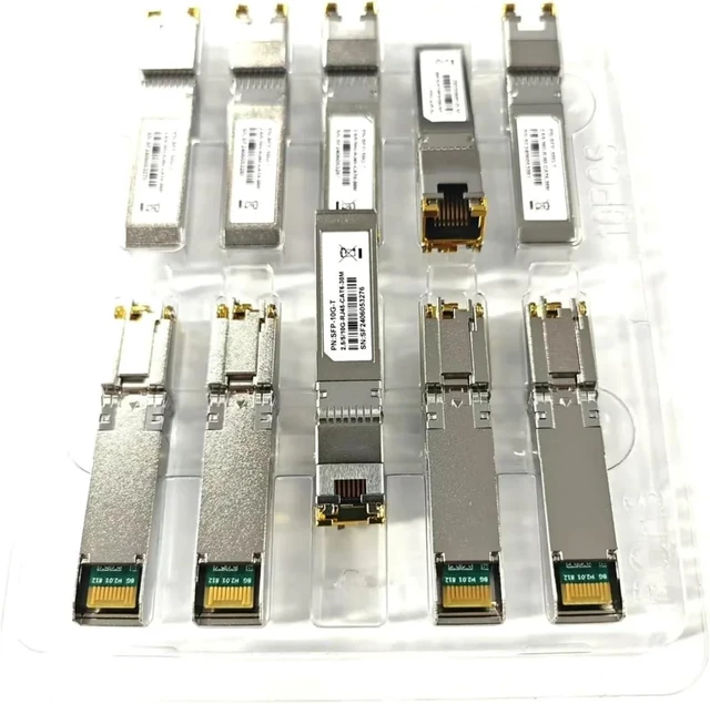 Alt view image 5 of 6 - 10GBase-T SFP+ to RJ-45 Transceiver, 2.5G 5Gbe SFP+ Copper Ethernet CAT6a Module, up to 30-Meter, for SFP-10G-T(10G-30m - 1PCS)