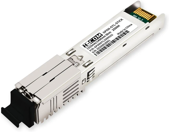 Main image of GPON OLT Stick, SFP Optical Module for POL Fiber Network, FTTH FTTO, Plug & Play, 32 ONU Compatible (2.5 Gb)