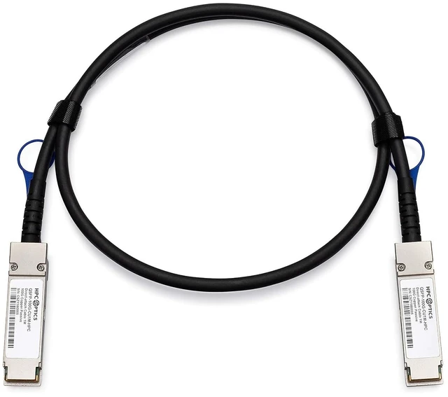 Main image of Compatible with H3C QSFP-100G-D-CAB-1M QSFP28 to QSFP28 1m Twinax Cable