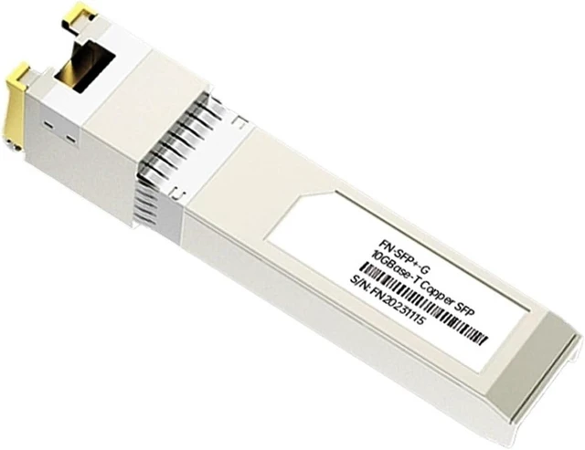Alt view image 4 of 6 - 10G RJ45 Copper SFP+ Transceiver 30M/80M RJ45 Port 10GBase-T Compatible with for Ethernet Fiber Switch(3pcs 30M)