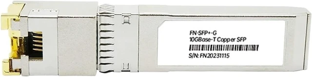 Alt view image 6 of 6 - 10G RJ45 Copper SFP+ Transceiver 30M/80M RJ45 Port 10GBase-T Compatible with for Ethernet Fiber Switch(3pcs 30M)