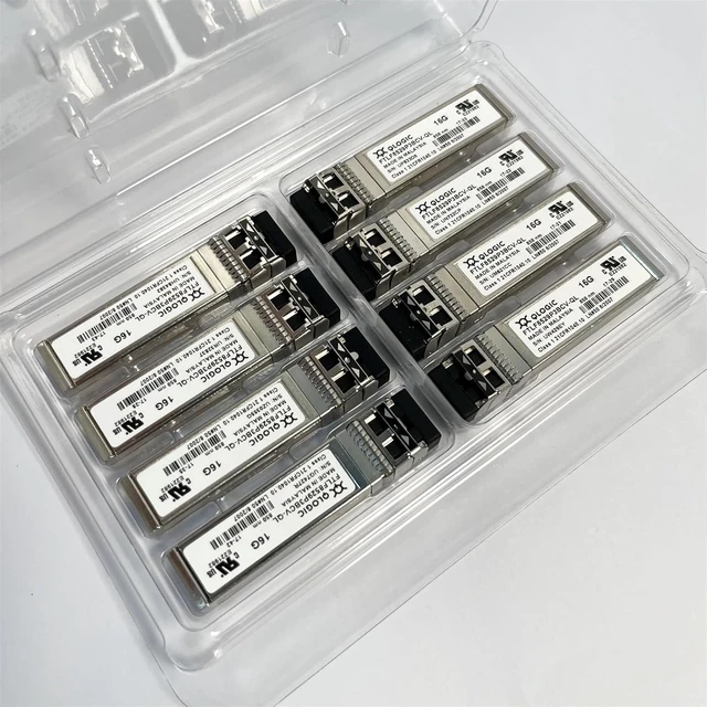 Alt view image 3 of 6 - Qlogic 16Gb/s Fiber Channel Transceiver FTLF8529P3BCV-QL 850nm SW for Qle2670/ 2672/ 2690/ 2692 HBA Qle 16g Fiber HBA