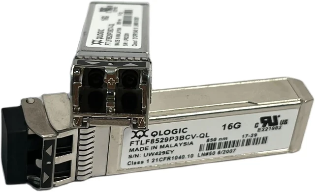 Alt view image 6 of 6 - Qlogic 16Gb/s Fiber Channel Transceiver FTLF8529P3BCV-QL 850nm SW for Qle2670/ 2672/ 2690/ 2692 HBA Qle 16g Fiber HBA