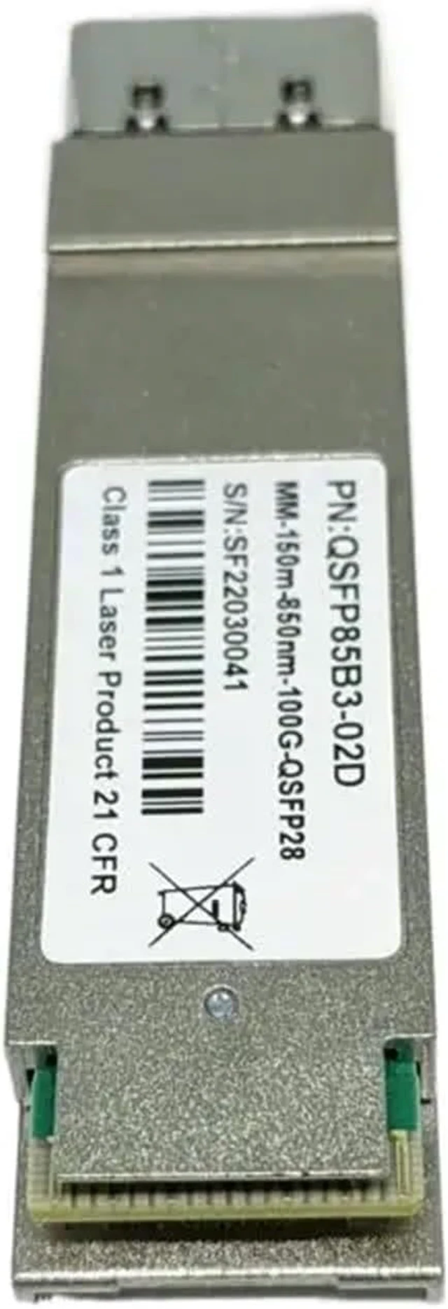 Alt view image 4 of 6 - 40Gb-SR4-QSFP Extreme 10319 F5 Networks F5-UPG-QSFP+SR4 Force10 GP-QSFP-40GE-1SR Transceiver 100m Fiber