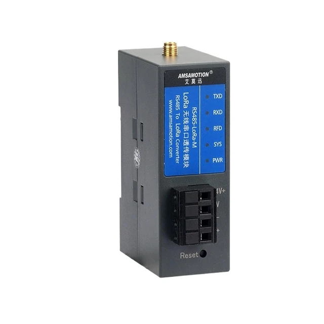 Alt view image 2 of 5 - Lora Module Wireless Remote Radio Serial Port RS485 Single Signal Transmission Communication 433m transceiver(Size:Black Gold 10 Meter Antenna)