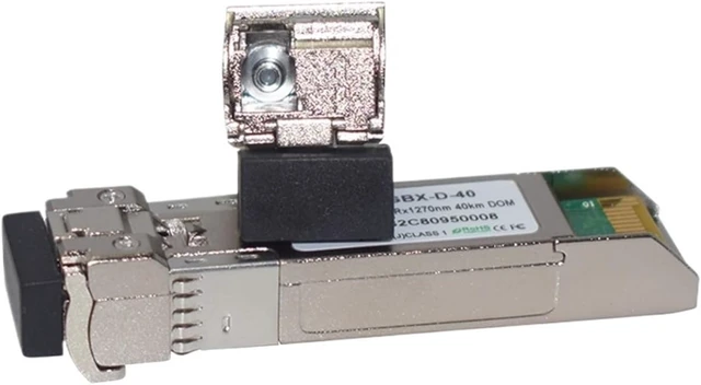 Alt view image 4 of 6 - 10G WDM 40KM BIDI 1270nm/1330nm SFP+ Transceiver 40KM 10G ER SMF Transceiver (Color : 2 Pairs)