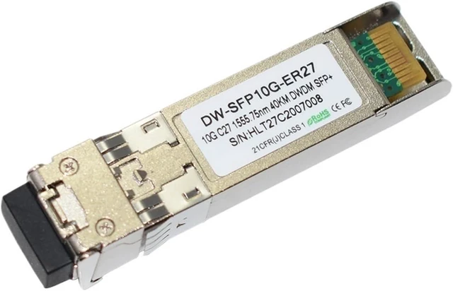 Main image of DWDM SFP+ 10G DWDM C26-C30 40km Optical Transceiver Optical Module (Size : C27 1555.75nm)