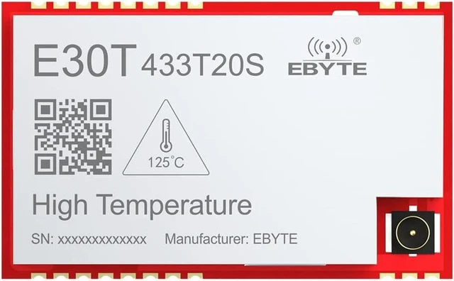 Main image of 433MHz Wireless Serial Port Transparent Transmission Module -40?-150? E30T-433T20S 20dbm 3.5km SMD Transceiver FEC RSSI IPEX