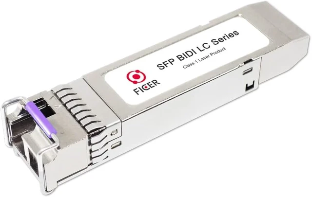 Main image of 1.25G 1000BASE SFP BIDI Fiber Optic Transceiver, Tx1490nm / Rx1550nm, SMF 80KM, Compatible SFP Module, Made in Taiwan, TAA Compliant, 1pc