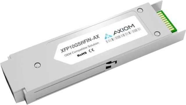 Main image of Axiom XFP10GSRFIN-AX XFP10GSRFIN - XFP transceiver Module - 10 GigE - 10GBase-SR - LC Multi-Mode - up to 984 ft - 850 nm
