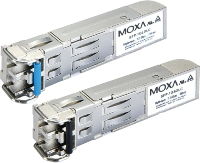 Main image of Moxa Small Form Factor pluggable transceiver with 1000BaseSX, LC Connector, 0.5 km, 0 to 60°C