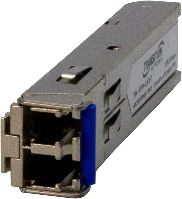 Alt view image 2 of 6 - Lantronix SFP Transceiver Module - Hot-swappable SFP transceiver module for Gigabit/Fast Ethernet; fiber (duplex or BiDi, LC) or copper (1000Base-T, RJ45) per variant - 1000Base-LX/LH, 1310nm, 10km...