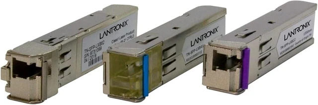 Alt view image 3 of 4 - Lantronix SFP Transceiver Module - Hot-swappable SFP transceiver Module for Gigabit/Fast Ethernet; Fiber (Duplex or BiDi, LC) or Copper (1000Base-T, RJ45) per Variant - SFP-10K-T13-R14