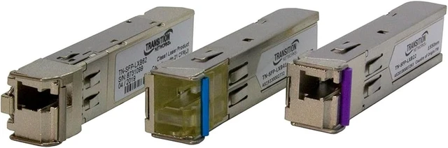 Alt view image 4 of 6 - Lantronix SFP Transceiver Module - Hot-swappable SFP transceiver module for Gigabit/Fast Ethernet; fiber (duplex or BiDi, LC) or copper (1000Base-T, RJ45) per variant - 1000Base-BX BiDi, single-fib...