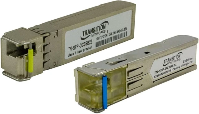 Alt view image 5 of 5 - Lantronix SFP Transceiver Module - Hot-swappable SFP transceiver module for Gigabit/Fast Ethernet; fiber (duplex or BiDi, LC) or copper (1000Base-T, RJ45) per variant - 1000Base-EX/ZX, 1550nm, 40km...