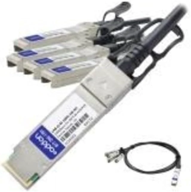 Main image of Axiom 100GBASE-CR4 QSFP28 to 4 X 25GBE SFP28 Passive DAC Arista Compatible 1M