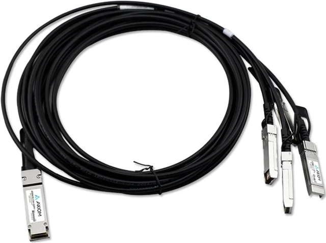 Main image of Axiom 100GBASE-CR4 QSFP28 to 4 X 25GBE SFP28 Passive DAC Arista Compatible 2M