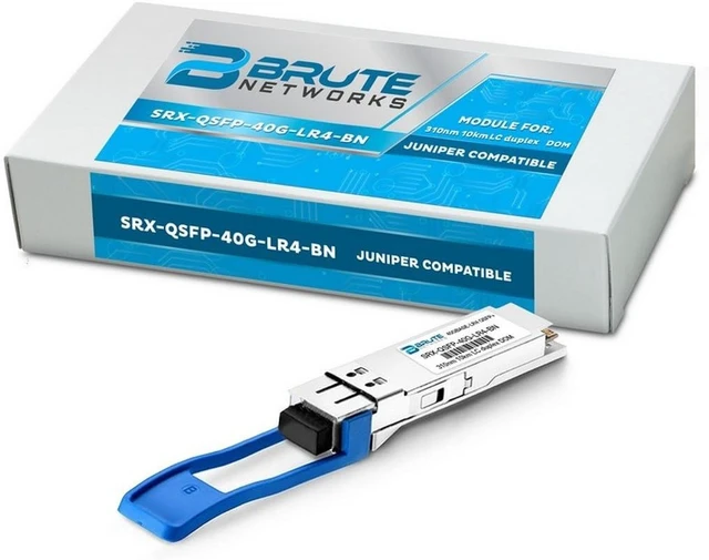 Alt view image 3 of 4 - SRX-QSFP-40G-LR4-BN - 40GBASE-LR4 10km SMF 1310nm QSFP+ Transceiver (Compatible with OEM PN# SRX-QSFP-40G-LR4)