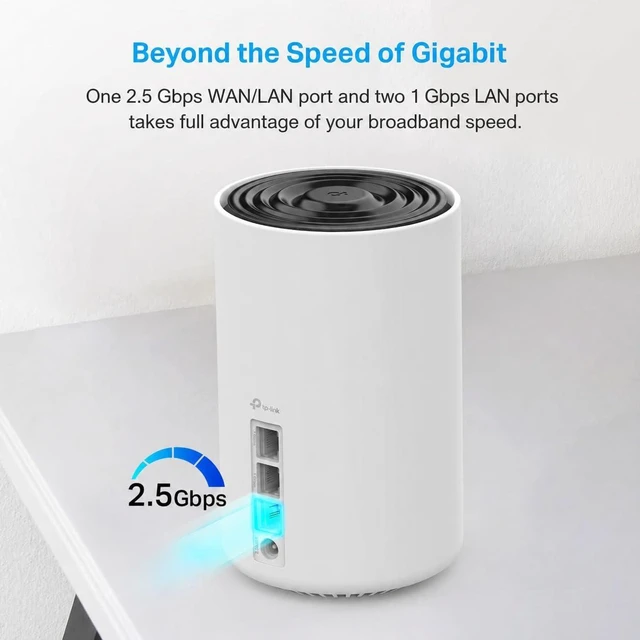 Alt view image 5 of 7 - TP-Link Deco XE75 Pro AXE5400 Tri-Band WiFi 6E Mesh System (3-Pack)