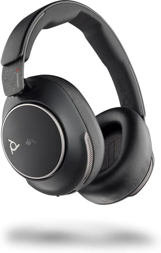 Main image of Voyager Surround 80 UC, Teams, USB-C, USB-C/A Adapter, (VS80T, BT700C), Black, WW