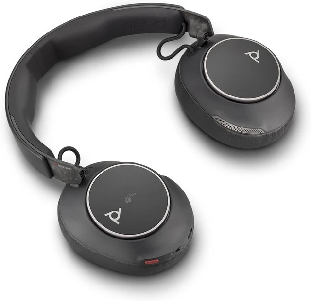 Alt view image 3 of 3 - Voyager Surround 80 UC, Teams, USB-C, USB-C/A Adapter, (VS80T, BT700C), Black, WW