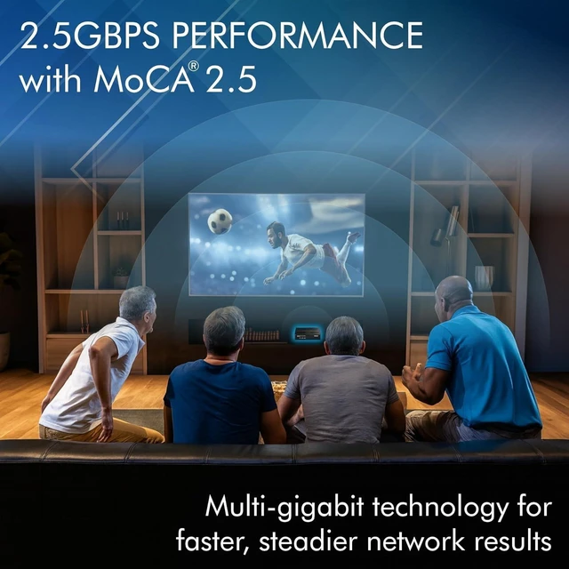 Alt view image 7 of 7 - TRENDnet 2.5Gbps Ethernet Over Coax Adapter, TMO-313C
