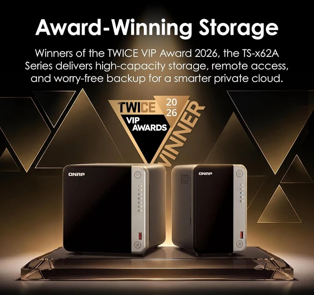 Alt view image 3 of 7 - QNAP TS-262A-4G 2-Bay Desktop NAS