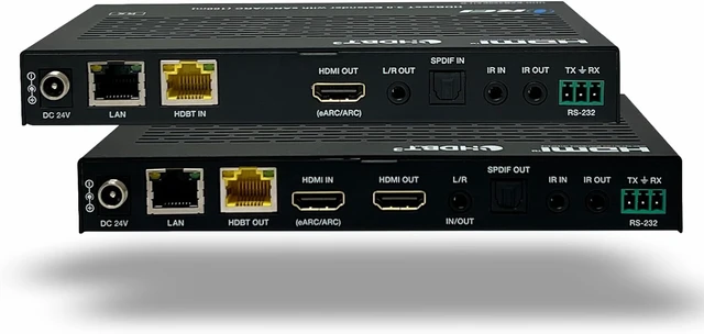 Alt view image 2 of 7 - OREI USB Extender Over Cat6 330ft, HDBaseT 3.0, 4K Loop Out, Two-Way IR/KVM