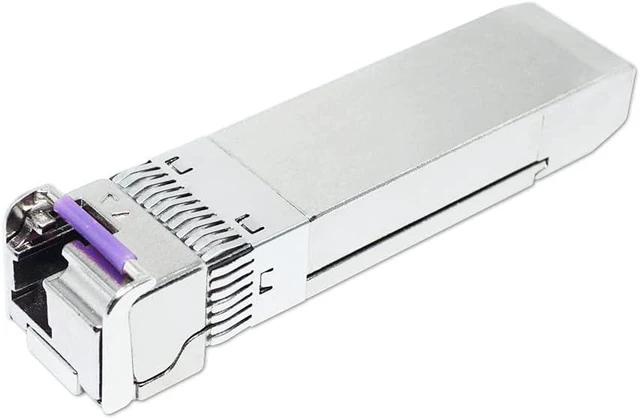 Main image of 10G BIDI SFP+ Fiber Optic Transceiver, Tx1490nm / Rx1550nm, SMF 80KM, Compatible SFP+ Module, Made in Taiwan, TAA Compliant, 1pc