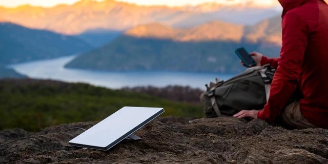 Alt view image 5 of 7 - NEW Mini Satellite Dish Made for SpaceX Starlink Service 4th Gen Portable Antenna with Advanced Phase Array Technology High-Speed Internet Kit for RV, Camping, Remote Work, and Off-Grid Living