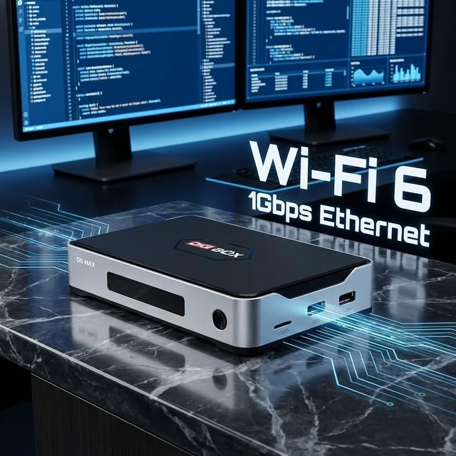 Alt view image 3 of 5 - DIGIBOX D6 MAX 2026 US Version Desktop Device, 4GB RAM, 64GB Storage, Wi-Fi 6, Bluetooth 5.4, 1Gbps Ethernet