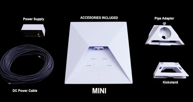 Alt view image 5 of 5 - S-Link Starlink-Mini Portable Satellite Internet Kit - 4th Gen Antenna & Wi-Fi Router, Region Free, High-Speed Connectivity for RV, Camping, Travel & Off-Grid Use