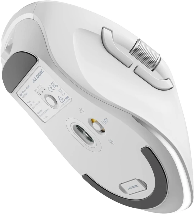 Alt view image 5 of 5 - ALOGIC APEX Wireless Performance Mouse, White