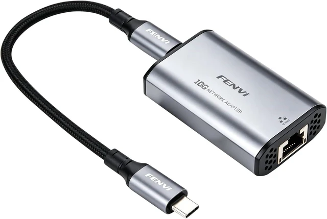 Main image of FENVI 10Gbps USB-C to RJ45 Ethernet Adapter with Realtek RTL8159 for PC