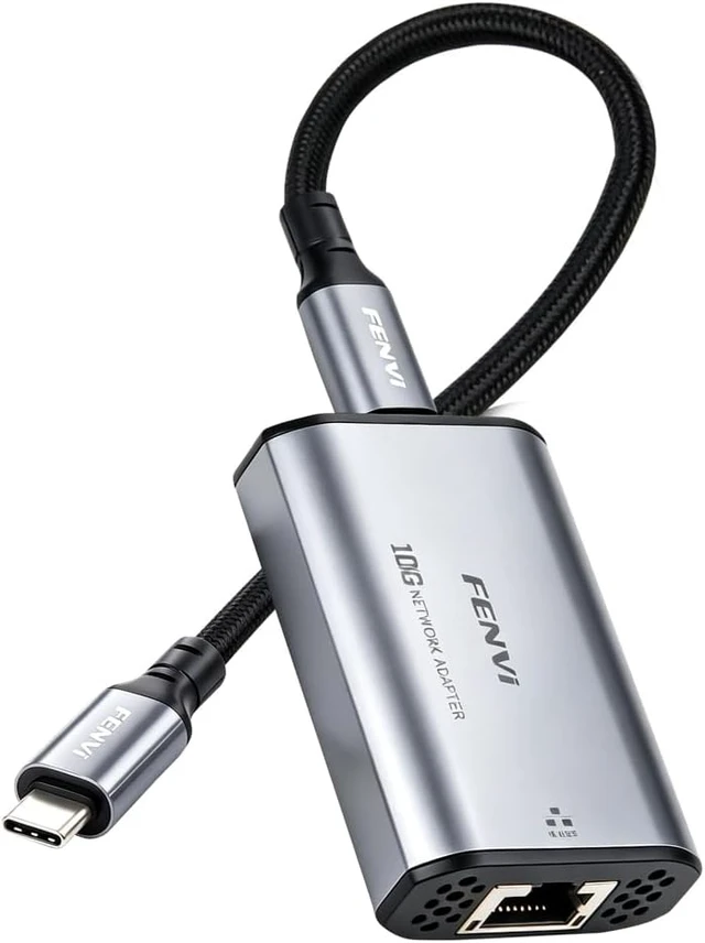 Alt view image 2 of 7 - FENVI 10Gbps USB-C to RJ45 Ethernet Adapter with Realtek RTL8159 for PC