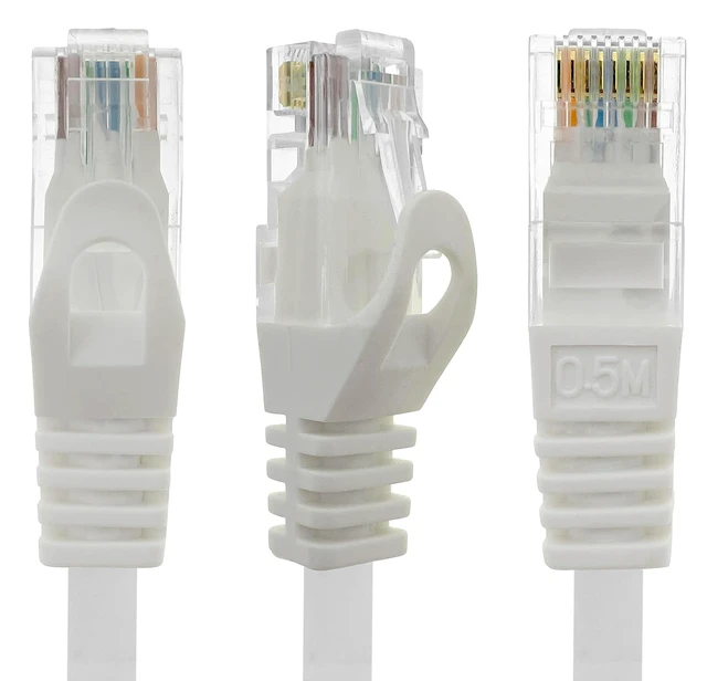 Alt view image 4 of 7 - 1aTTack.de - 10 x 1.5m Cat7 network cable, Cat.7 Ethernet, Lan & Cat 7 patch cable for maximum internet speed & connects all devices with RJ 45 plug blue